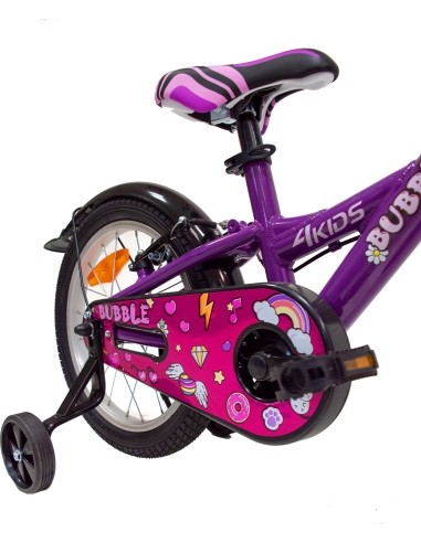 4KIDS Bubble 16" dydis 10" (25.5 cm) (aliuminis, violetinė)