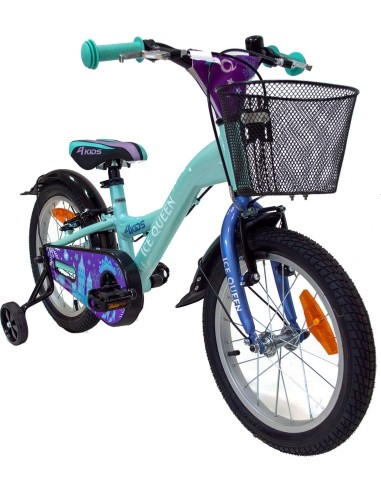4KIDS Ice Queen 16" dydis 10" (25.5 cm) (aliuminis, žydra)