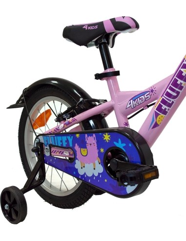 4KIDS Fluffy 16" dydis 9.5" (24 cm) (plieninis, rožinė)