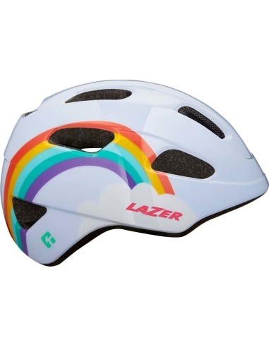 Dviratininko šalmas Lazer Rainbow, 46-52cm, baltas