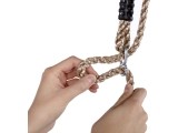 Double Wooden Swing Plum