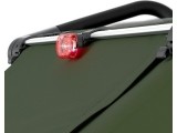 Multi-Sport dviračio priekaba, vežimėlis vaikui Thule Chariot Cab Aluminium/Cypress Green, dvivietis