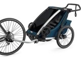 Multi-Sport Bike Trailer Thule Chariot Cross Majolica Blue, 1-seat