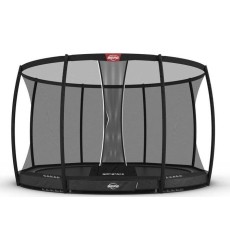 Trampoline Berg Champion Inground 430, Grey, With Safety Net DLX XL
