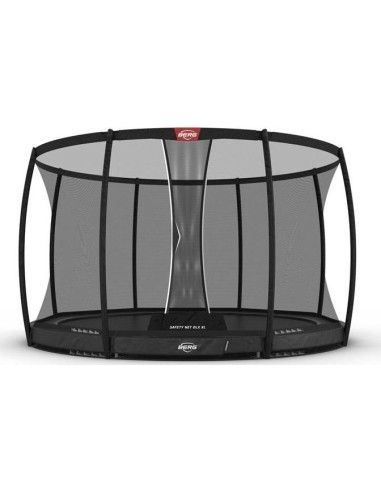 Trampoline Berg Champion Inground 430, Grey, With Safety Net DLX XL