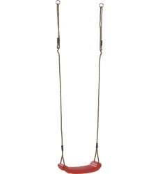 Blowmoulded Plastic Swing Seat KBT, Red