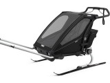 Multi-Sport Bike Trailer Thule Chariot Sport Midnight Black on Black, 2-seat