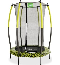EXIT Tiggy junior trampoline with safety ø140cm - black/green