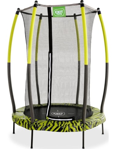 EXIT Tiggy Junior batutas su apsauginiu tinklu, ø140 cm, juodas/žalias