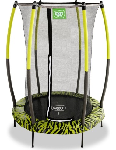EXIT Tiggy Junior batutas su apsauginiu tinklu, ø140 cm, juodas/žalias