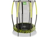 EXIT Tiggy Junior batutas su apsauginiu tinklu, ø140 cm, juodas/žalias