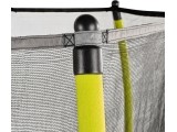 EXIT Tiggy Junior batutas su apsauginiu tinklu, ø140 cm, juodas/žalias