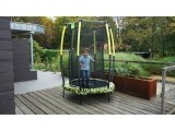 EXIT Tiggy Junior batutas su apsauginiu tinklu, ø140 cm, juodas/žalias