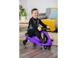 Gravitacinė mašinėlė vaikams su LED ratais, violetinė ECOTOYS