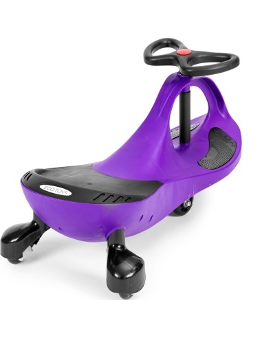 Gravity ride vehicle for kids LED wheels purple ECOTOYS