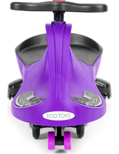 Gravity ride vehicle for kids LED wheels purple ECOTOYS