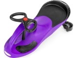 Gravitacinė mašinėlė vaikams su LED ratais, violetinė ECOTOYS