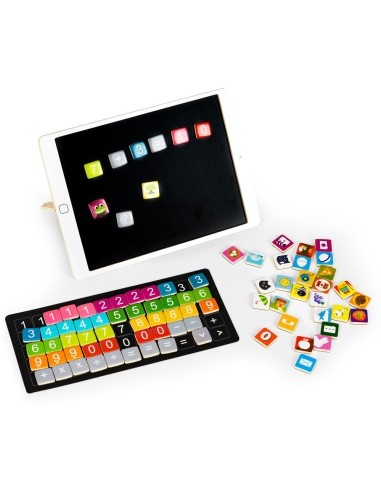 Wooden educational tablet magnetic board ECOTOYS