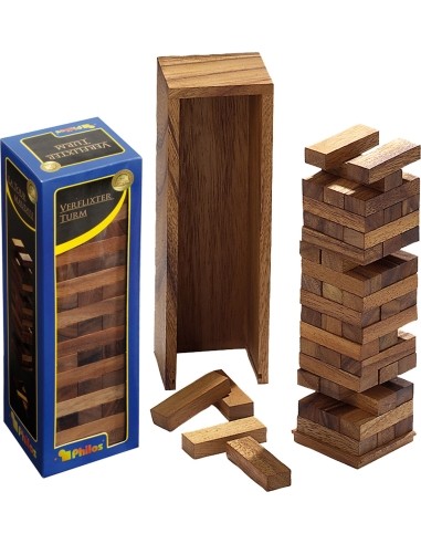 Game Philos Tumbling Tower, 9.5x8.5x30.5 cm