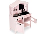 Wooden kitchen for kids oven burners microwave accessories ECOTOYS