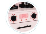 Medinė vaikiška virtuvėlė su orkaite, kaitlentėmis ir mikrobangų krosnele ECOTOYS
