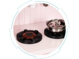 Wooden kitchen for kids oven burners microwave accessories ECOTOYS