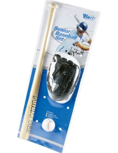 Senior Brett SPARTAN baseball bat, ball and glove set