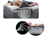Inflatable mattress with pump bed velour Intex 64148ND