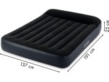 Inflatable mattress with pump bed velour Intex 64148ND