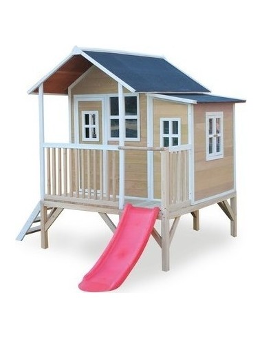 EXIT Loft 350 wooden playhouse - natural
