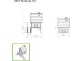 EXIT Fantasia 300 wooden playhouse - natural