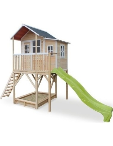 EXIT Loft 750 wooden playhouse - natural