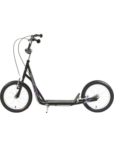 Worker City Urban Inflatable Scooter (up to 100kg) - Black-Blue
