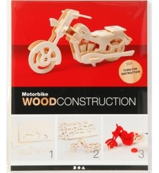 3D Construction figure, MOTORBIKE