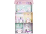 Wooden Dollhouse Ecotoys Blueberry Residence