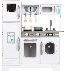 Wooden Kitchen XXL with Washing Machine Ecotoys
