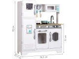 Wooden Kitchen XXL with Washing Machine Ecotoys