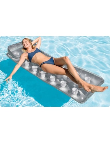 Inflatable mattress with water headrest for the beach INTEX 58894