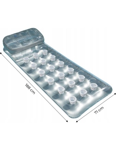 Inflatable mattress with water headrest for the beach INTEX 58894