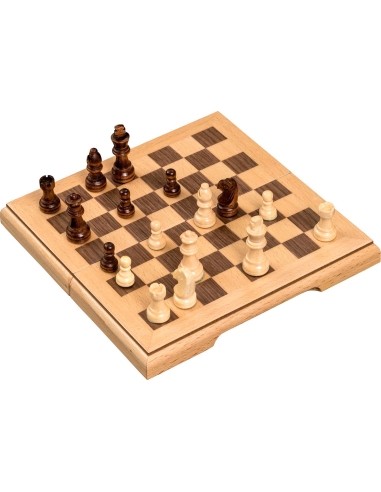 Travel Chess Set Philos wood, magnetic 17 x 8.5 cm