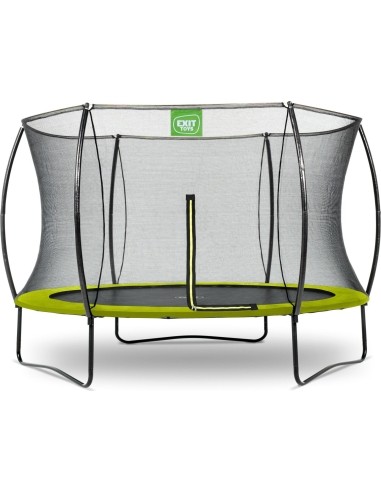 EXIT Silhouette trampoline ø305cm - green Outdoor Round Coil spring Above ground trampoline