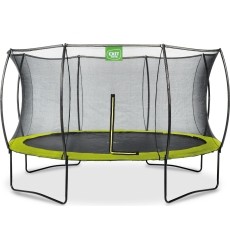 EXIT Silhouette trampoline ø366cm - green Outdoor Round Coil spring Above ground trampoline