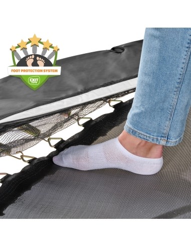 EXIT Allure Premium trampoline 244x427cm - black