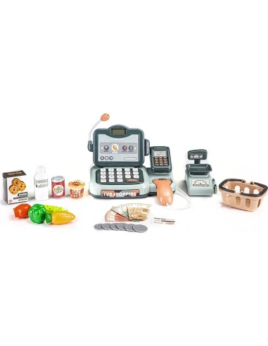 Cash register, products, scanner, calculator, sounds EcoToys