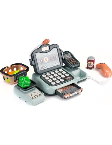 Cash register, products, scanner, calculator, sounds EcoToys