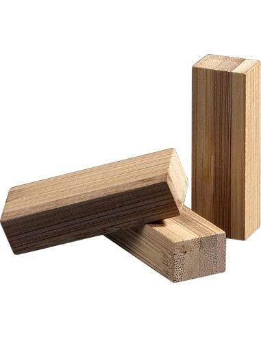 Tumbling Tower Philos Bamboo 6.6x6.6x25.5 cm