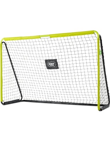 Freestanding Football Goal for Children EXIT Tempo Steel 240x160cm - green/black