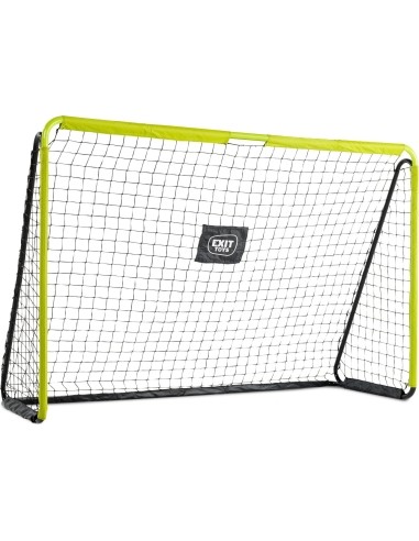 Freestanding Football Goal for Children EXIT Tempo Steel 240x160cm - green/black