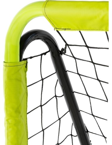 Vaikiški futbolo vartai EXIT Tempo Steel 240x160 cm, žali/juodi