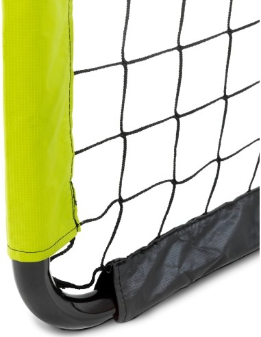 Freestanding Football Goal for Children EXIT Tempo Steel 240x160cm - green/black